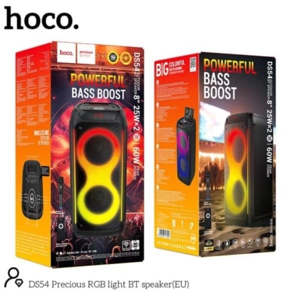 Hoco DS54 Precious RGB light BT speaker(EU) black