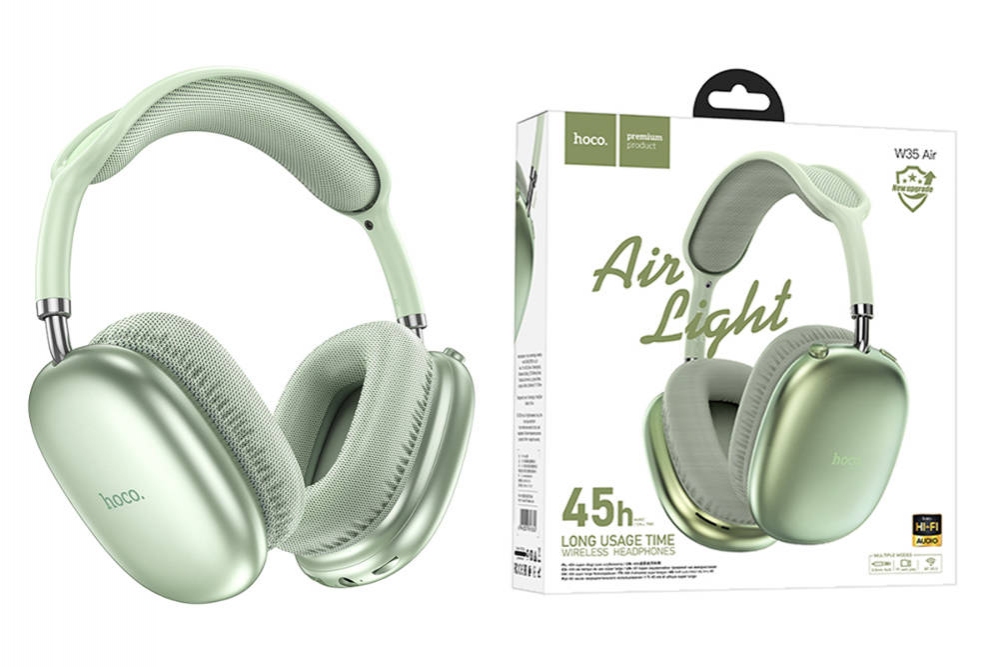 Hoco W35 Max Joy BT headphones green