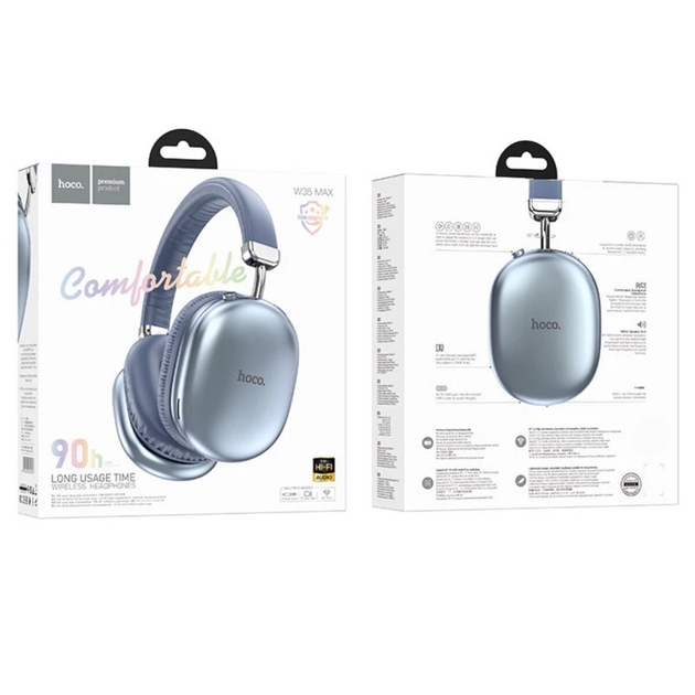 Hoco W35 Max Joy BT headphones sky blue