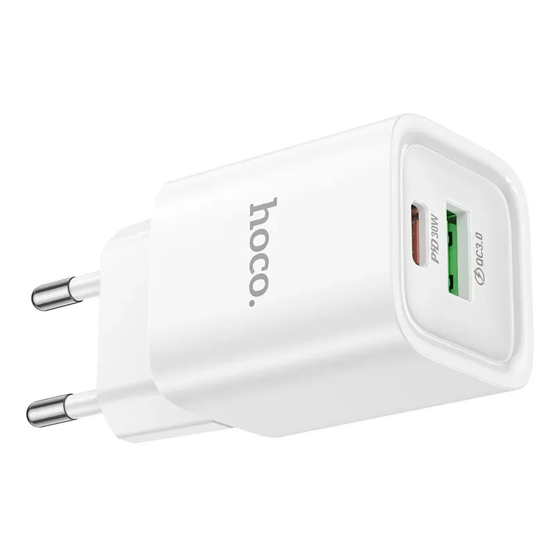 Hoco C149A Charm PD30W+QC3.0 charger(EU) white