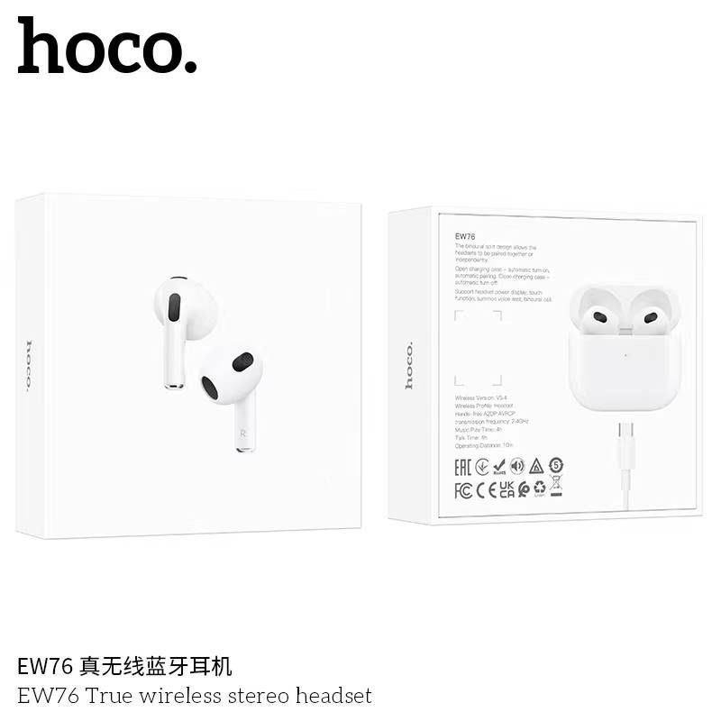 Hoco EW76 True wireless stereo headset white