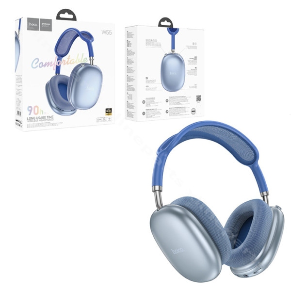 Hoco W55 Pleasing BT headphones sky blue