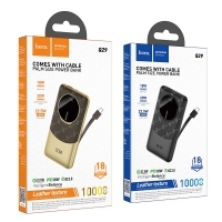 Power Bank Hoco Q29 Nobility 22.5W+PD20W with cable(Type-C) 10000mAh (Черный)