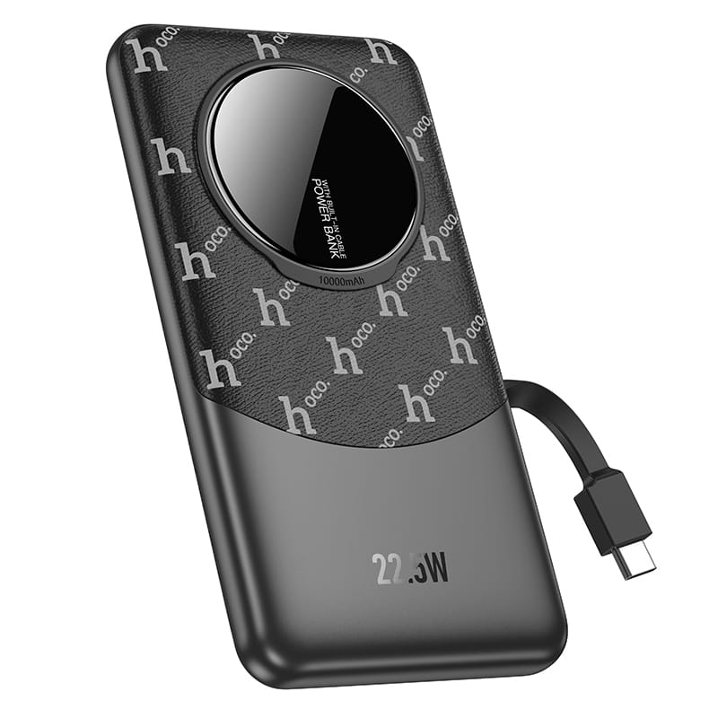 Power Bank Hoco Q29 Nobility 22.5W+PD20W with cable(Type-C) 10000mAh (Черный)