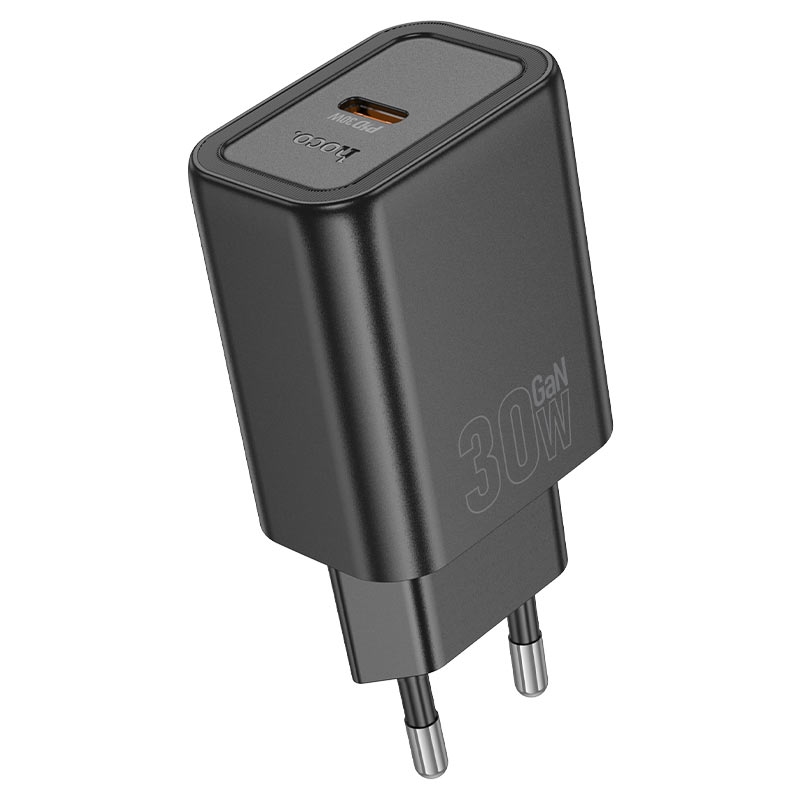 Hoco N62 Gentle single port PD30W charger(EU) black