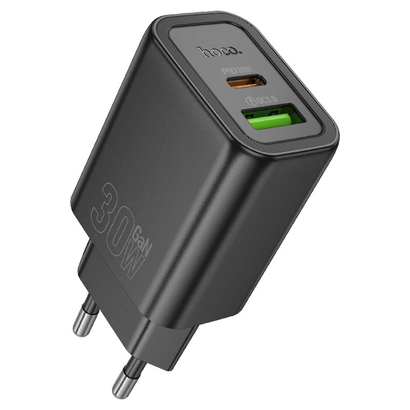 Hoco N63 Gentle PD30W+QC3.0 charger(EU) black