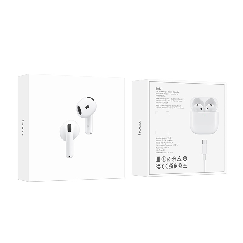 Hoco EW83 True wireless stereo headset white