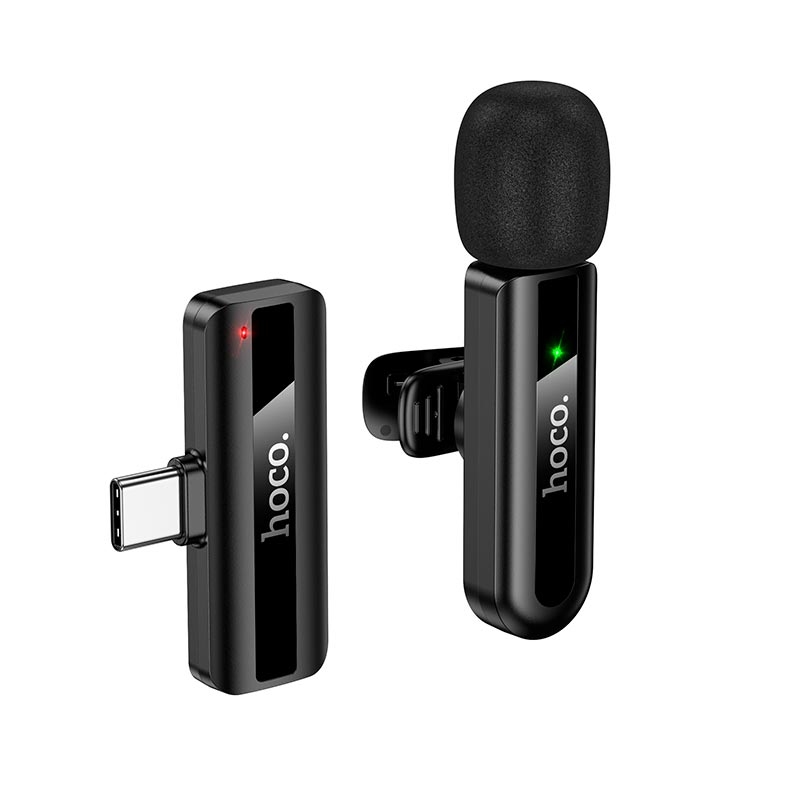 Hoco L20 Fair wireless microphone Type-C black