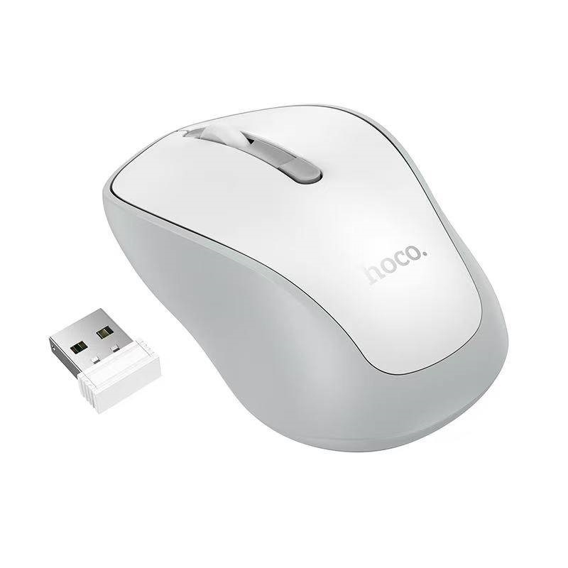 Hoco GM41 Exciting dual-mode business wireless mouse white