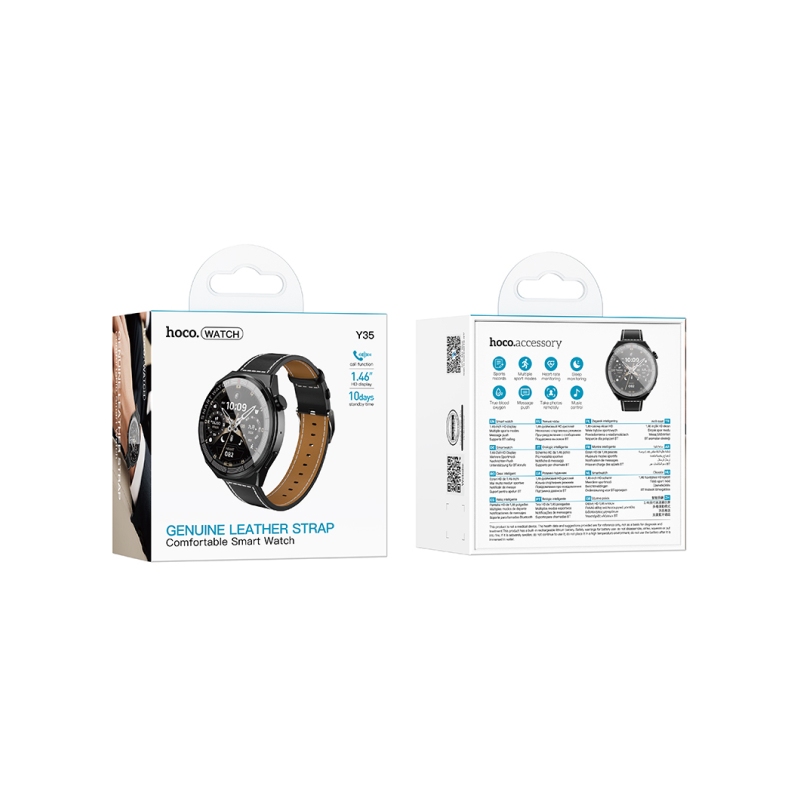 Hoco Y35 Smart sports watch(call version) black