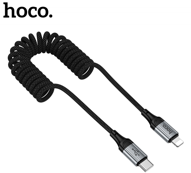 Hoco X121 Nuevo PD27W charging data cable iP black