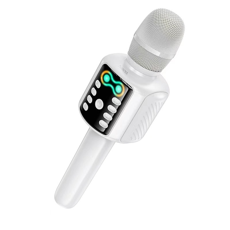 Hoco L24 Shine karaoke microphone white