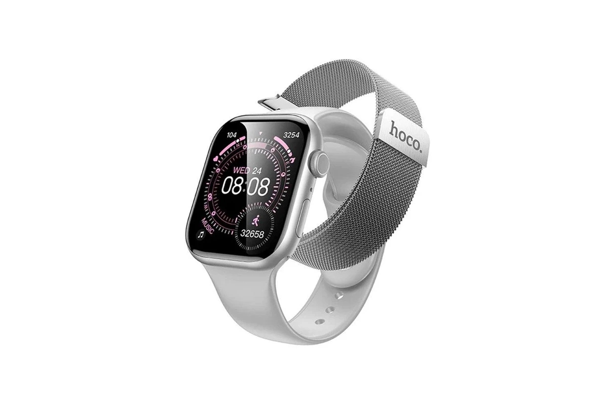 Hoco Y42 Smart watch(call version) silver