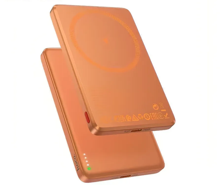 Hoco Q26 Joy PD20W magnetic fast charging power bank(5000mAh) orange