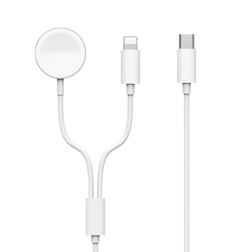 Wiwu 2 in 1 Wireless Charge For Watch  M10 White