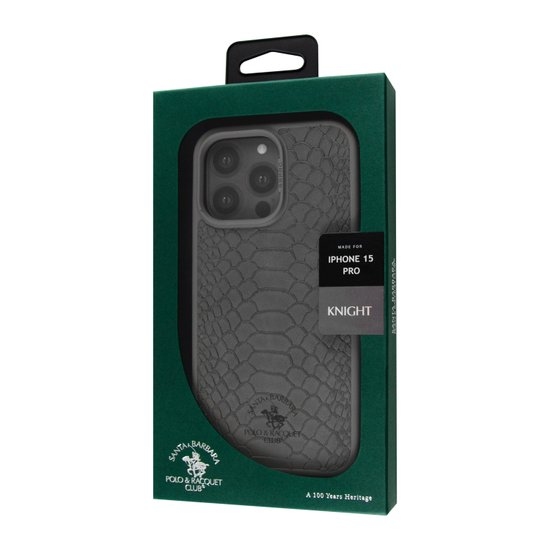 Polo Knight Case iPhone 15 Pro (Gray)