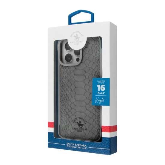 Polo Knight Case iPhone 16 Pro (Titanium Gray)