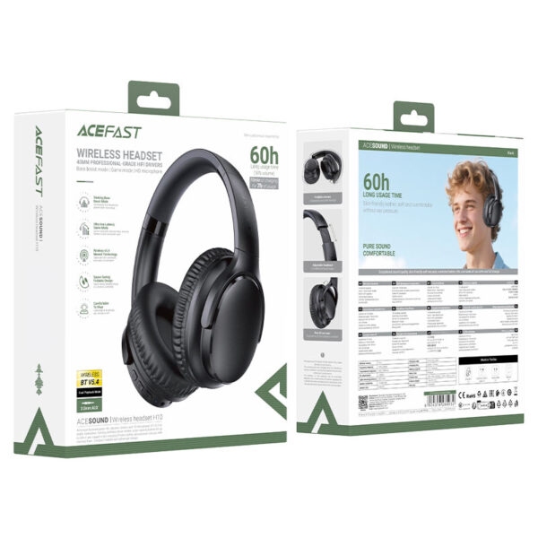 Acefast H10 wireless headset black
