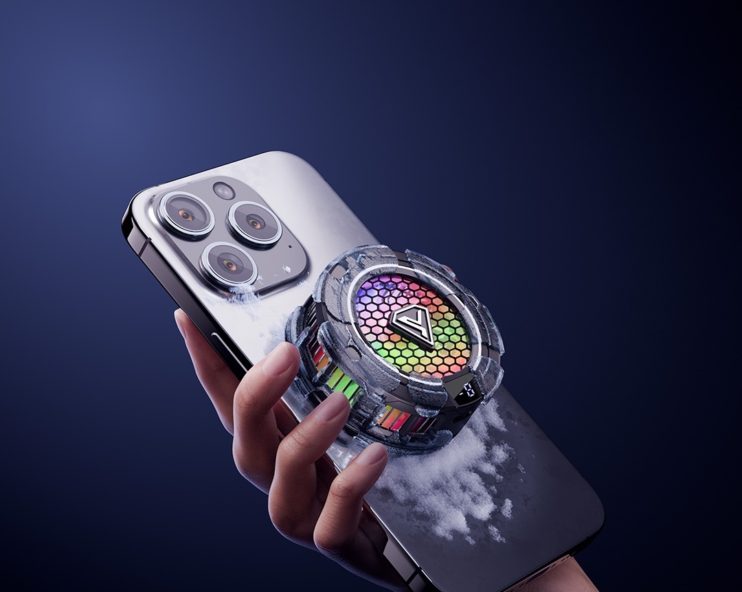 XO SL09 12W Icing Digital Magnetic Heat Sink (with Universal Clip) (Upgrade model of SL07) black