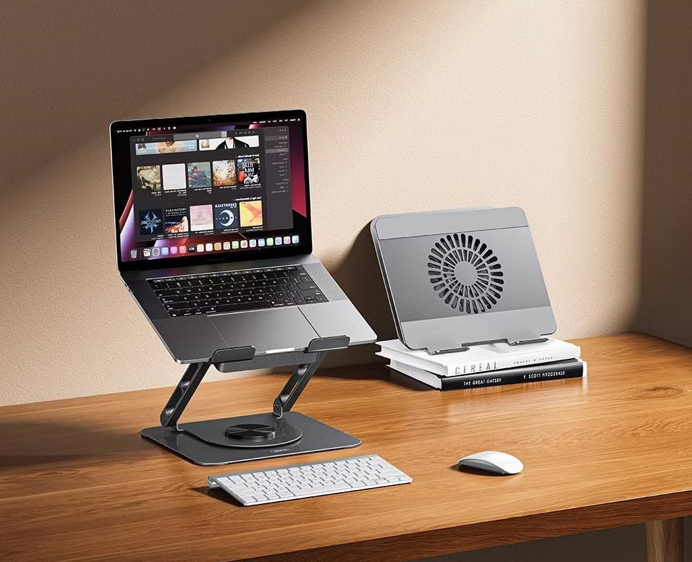 XO C182 Metal Notebook Holder + Lighted Colourful Radiator white