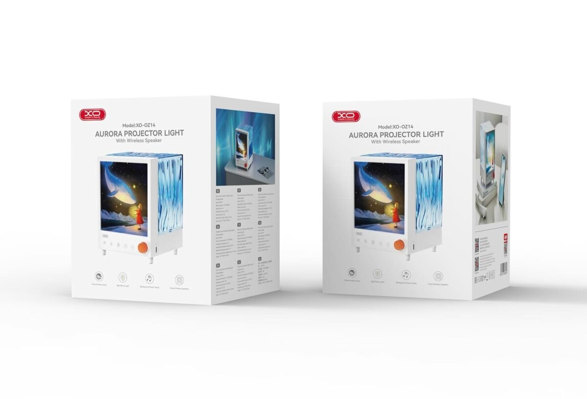 XO OZ14 Aurora Projection Ambient Light + Speaker 1200mAh White