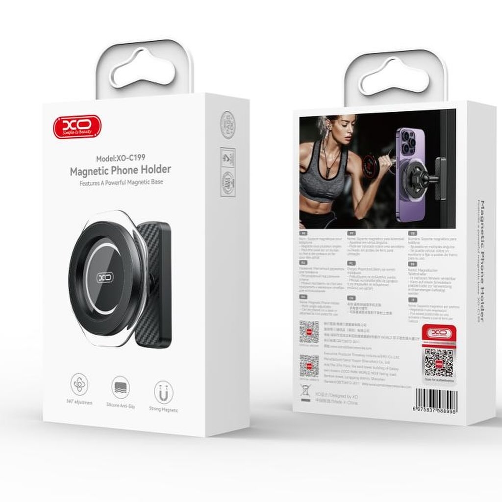 XO C199 Magnetic Phone Holder with Magnetic Base black