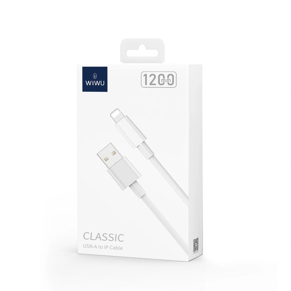 Wiwu Classic 2.4A Charging Cable Wi-C006 A-L White