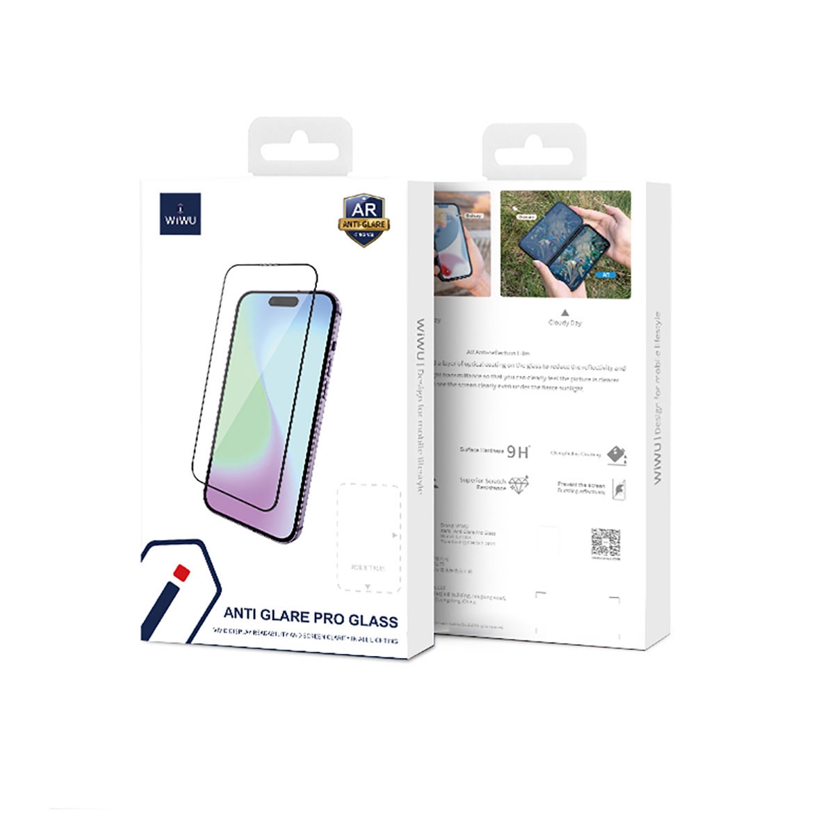 Wiwu Anti glare Pro Glass for ip13 pro max& ip14 Plus/ 6.7'' Clear