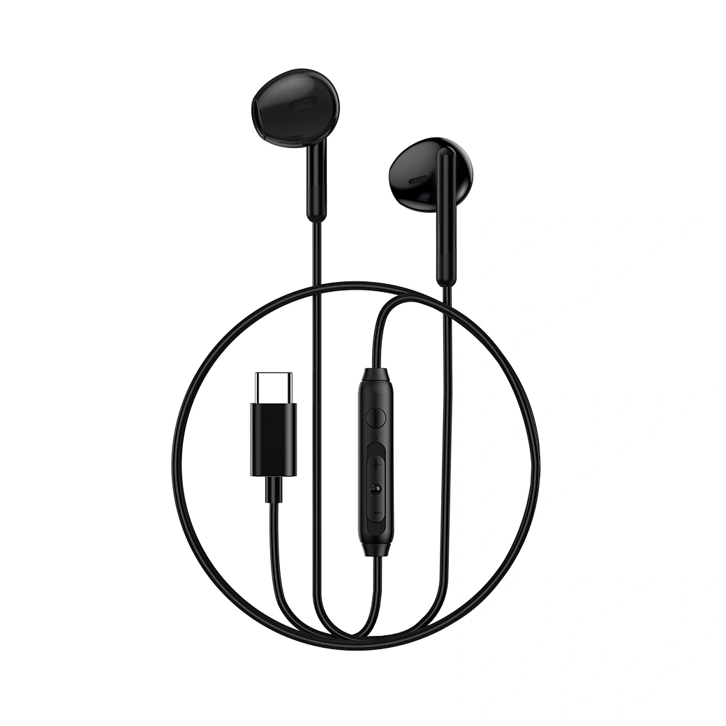 Wiwu Type C Wired Earphone EB314 Black