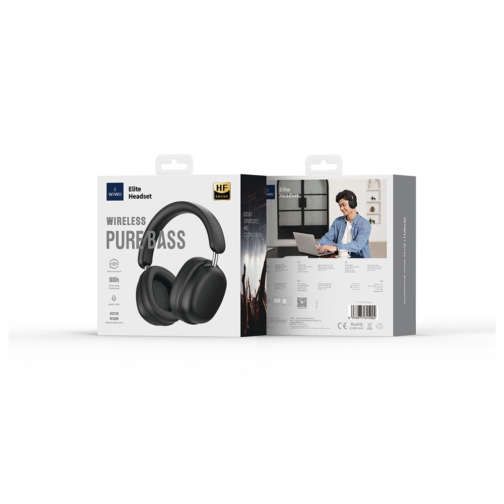 Wiwu WiWU Elite wireless Headphone TD-05 Black