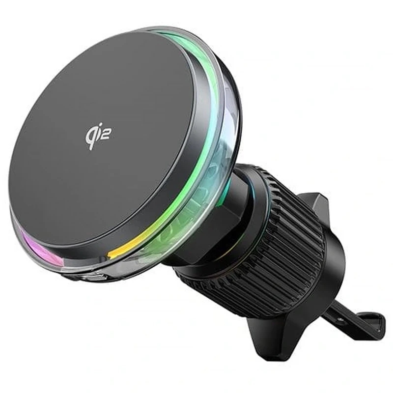 Wiwu Qi2 AURORA Car Wireless Charger CH-324 Black