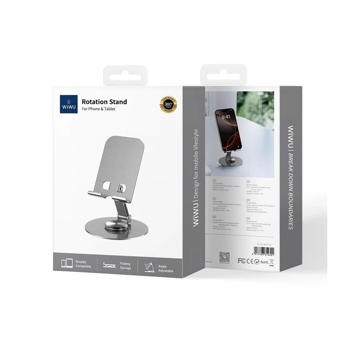 Wiwu Desktop Rotation Stand ZM-014 Grey