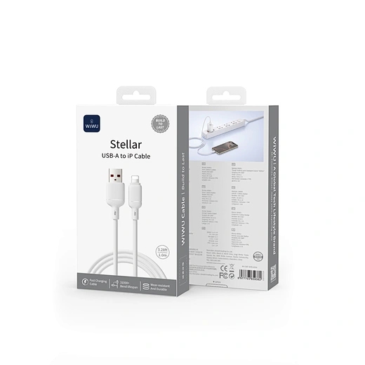 Wiwu Stellar silicon cable 1m Wi-C087 A-L White