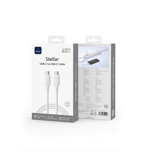 Wiwu 60W Stellar silicon cable 1m Wi-C090 C-C White