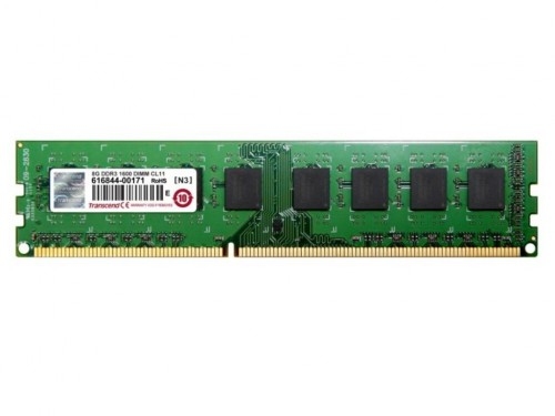 8GB DDR3-1600MHz  Transcend  PC12800, CL11, 1.35V