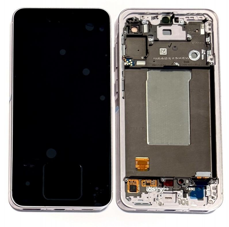 LCD SAMSUNG A56 / A566 PINK WITH FRAME ORIGINAL (SERVICE PACK)