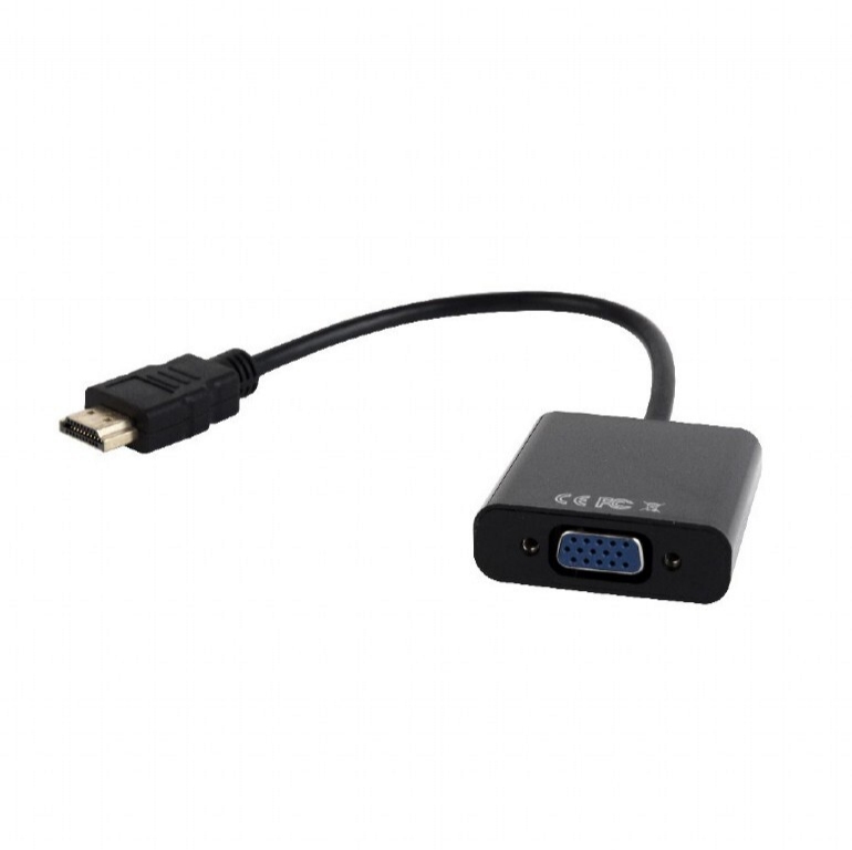 Adapter HDMI  M to  VGA F+3.5 mm AUX, Cablexpert 'A-HDMI-VGA-03'