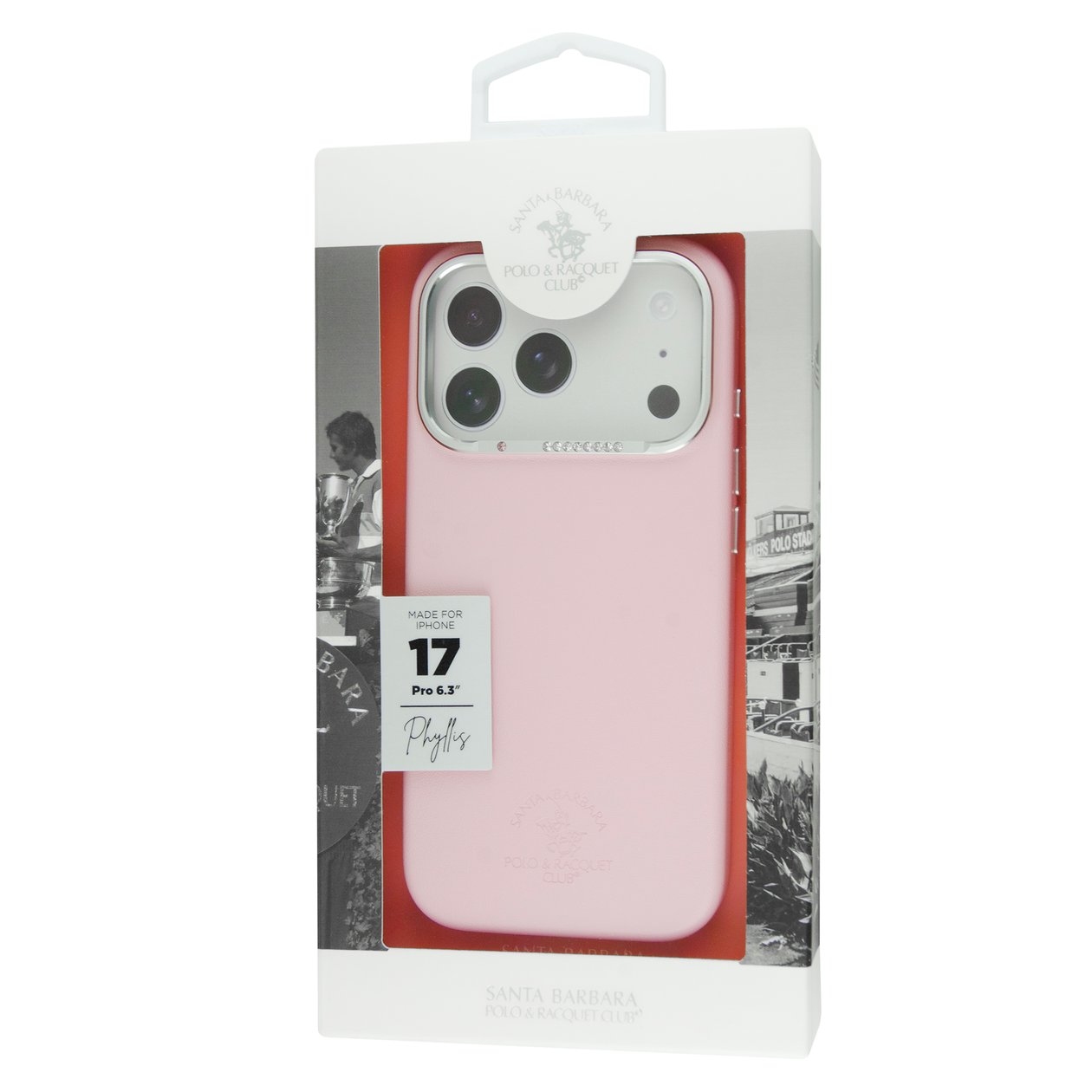 Накладка Polo Phyllis MagSafe iPhone 17 Pro Max (Rose Pink)