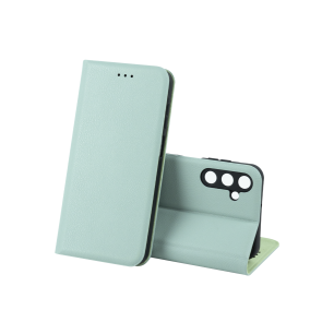 Чехол-книжка LEATHER Case XIAOMI Redmi Note 14 Pro 4G (Мятный)