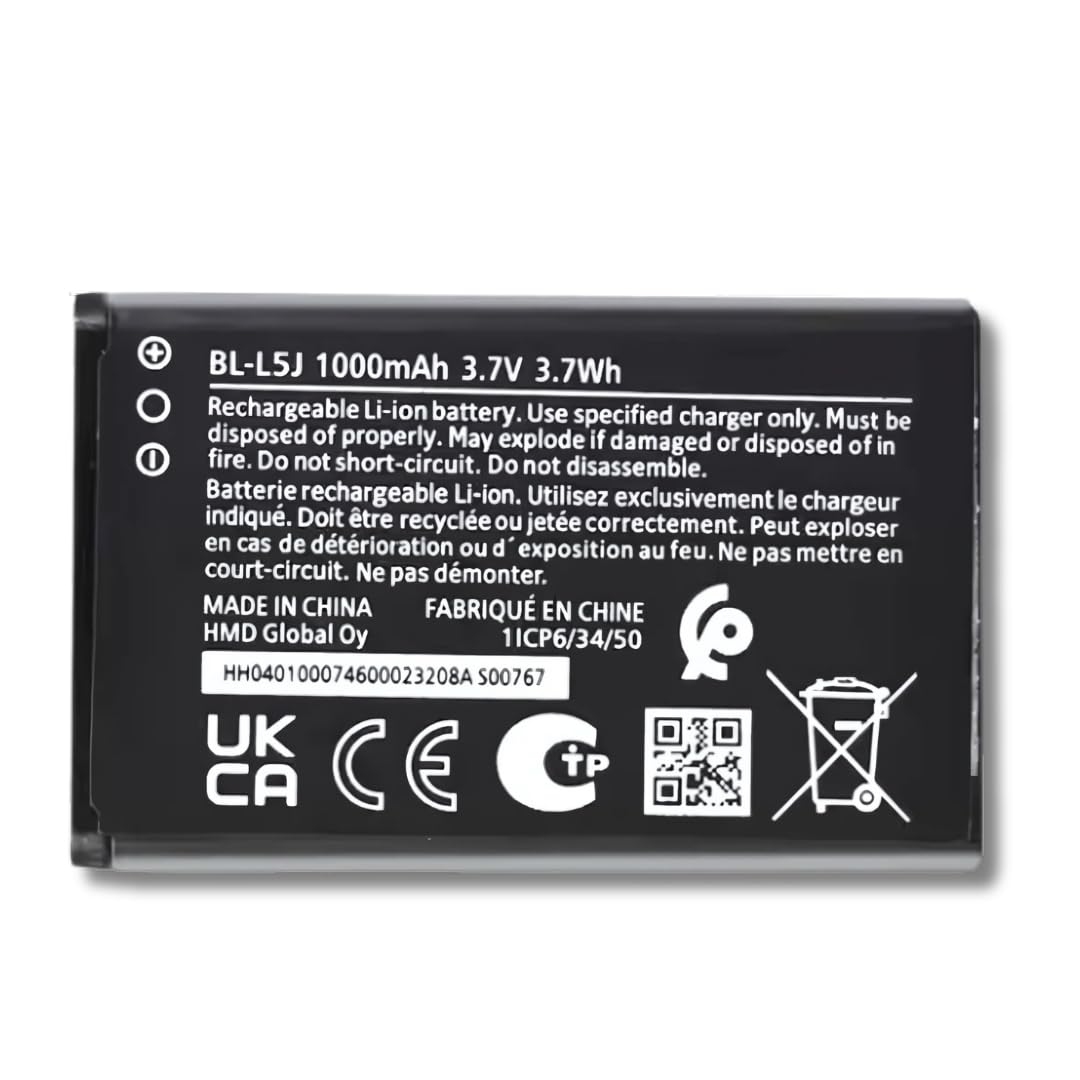 BATTERY NOKIA / BL-L5J (Packing)