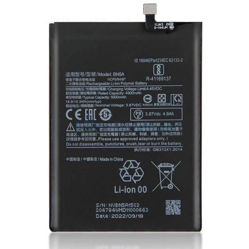 BATTERY XIAOMI BN5A / Redmi 10 / Note 10 5G / Poco M3 Pro 5G (Packing)