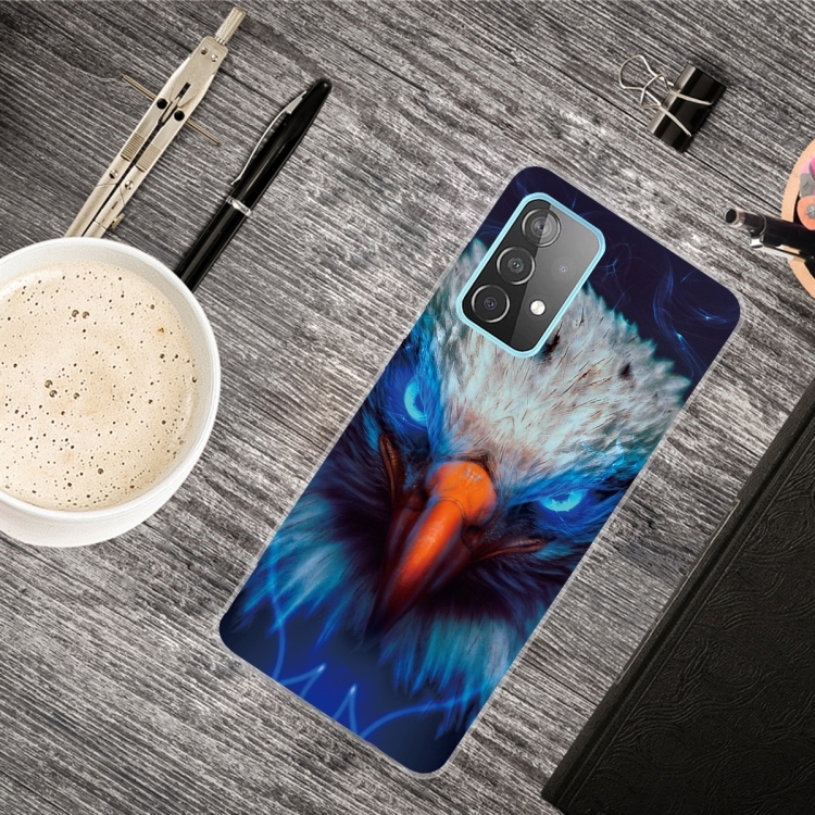 Husa p/u Samsung Galaxy A52 5G / 4G Shockproof Painted (Blu-ray Carving)