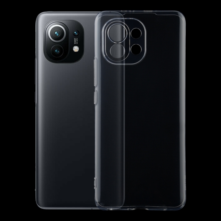 Husa p/u Xiaomi Mi 11 0.75mm Ultra-thin Transparent TPU Soft Protective
