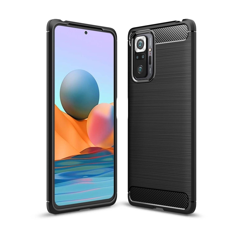Xiaomi Redmi Note 10 Pro / Note 10 Pro Max Brushed Carbon TPU (Black)