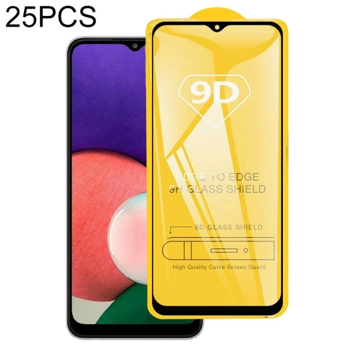 For Samsung Galaxy A22 5G (9D) Full Glue Full Screen Tempered Glass Film