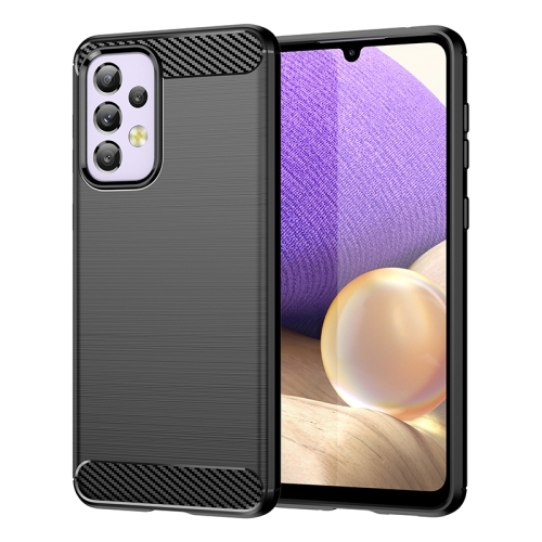 Husa Extra Samsung A33 5G Brushed Texture Carbon Fiber Phone (Black)