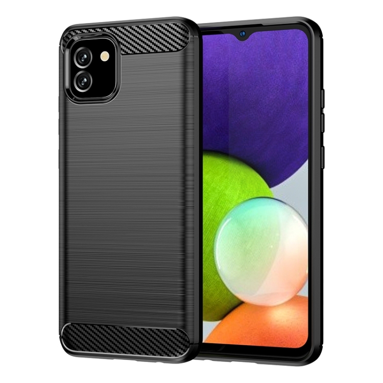 Samsung A03 Brushed Carbon TPU (Black)