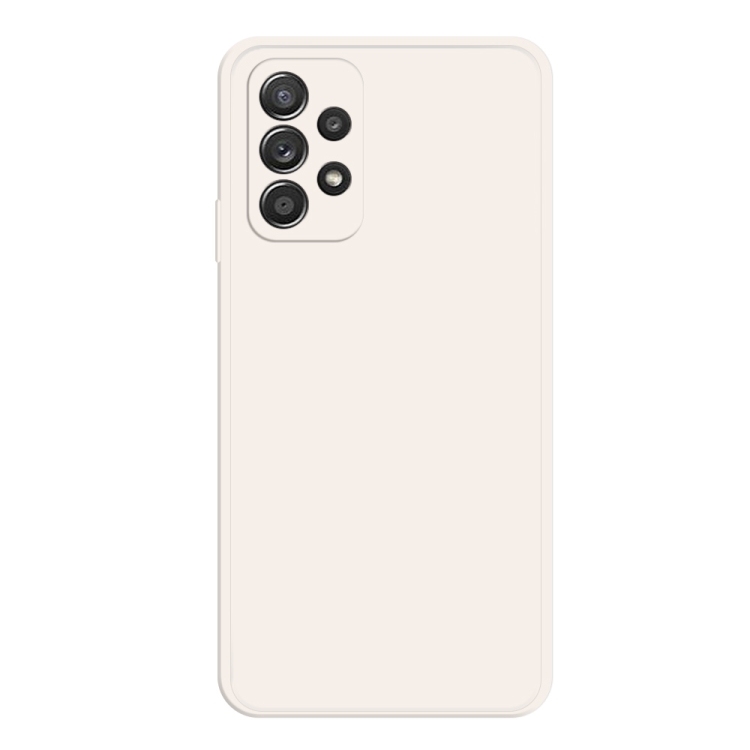 Samsung Galaxy A52/A52s 5G Imitation Liquid Silicone Phone Husa (White)