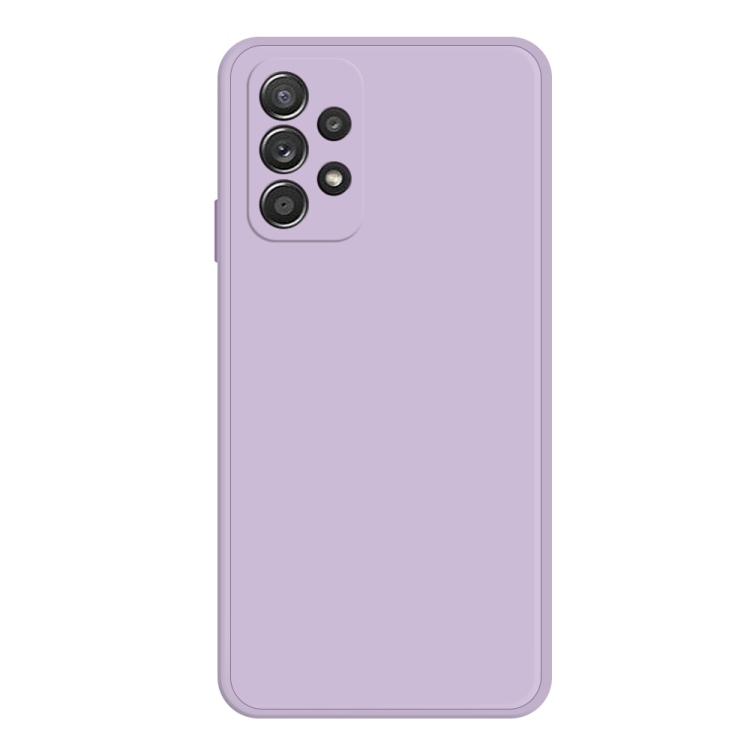 Samsung Galaxy A52/A52s 5G Imitation Liquid Silicone Phone Husa (Purple)