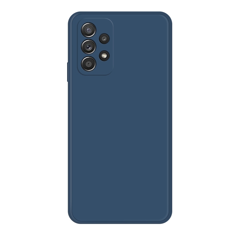 Samsung Galaxy A52/A52s 5G Imitation Liquid Silicone Phone Husa (Blue)